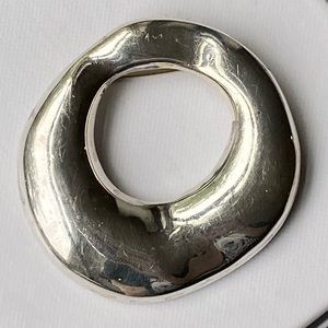 Vintage Mexico 925 TA-97 Silver Modernist Brooch